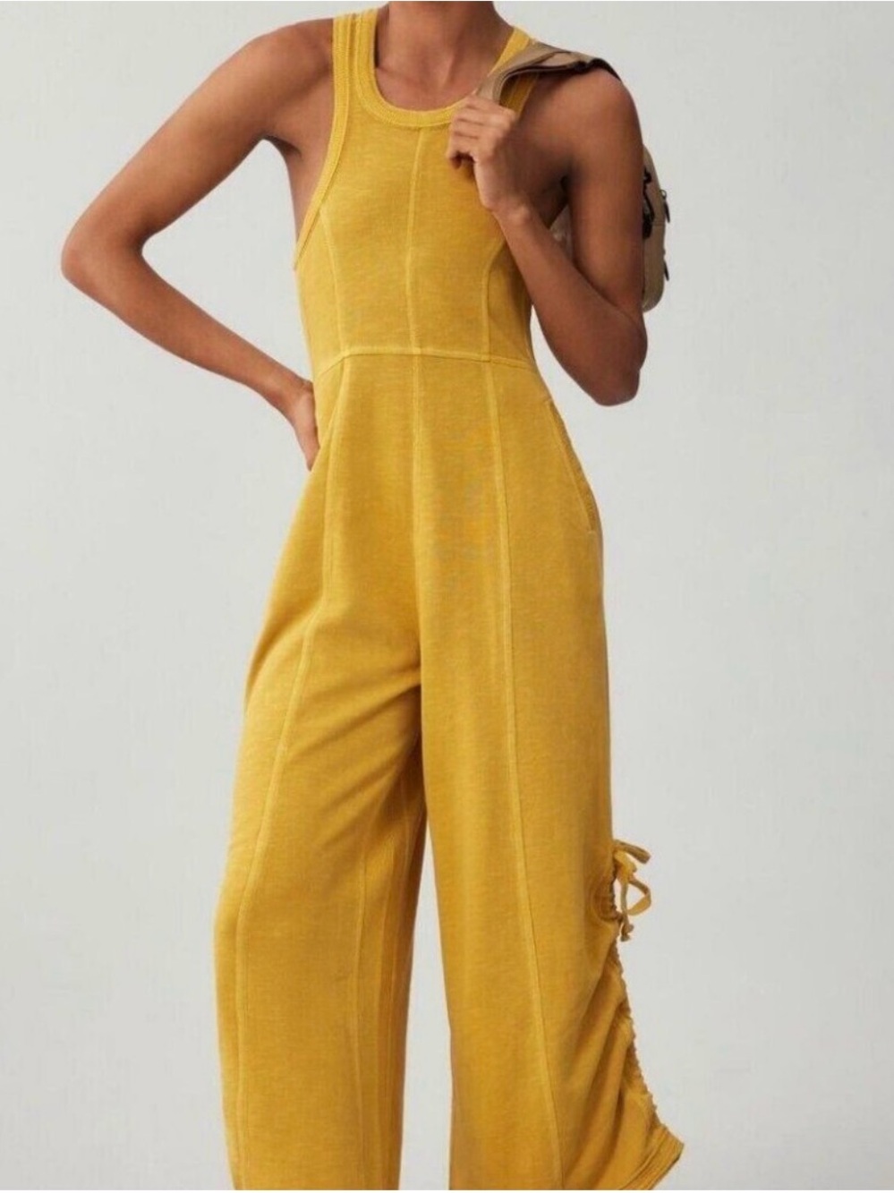 Daily Practice Horizon Wide-Leg Knit Tank Jumpsuit - Picture 2 of 4